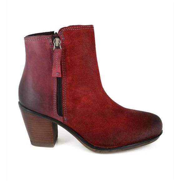 NEW ROAN lina bootie in burgundy - Picture 1 of 2